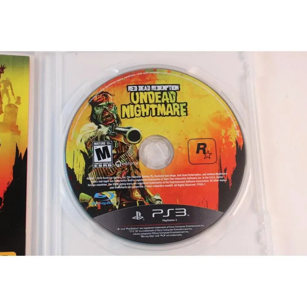 Red Dead Redemption / RDR Undead Nightmare 2 Game Lot (Sony PlayStation 3, PS3)